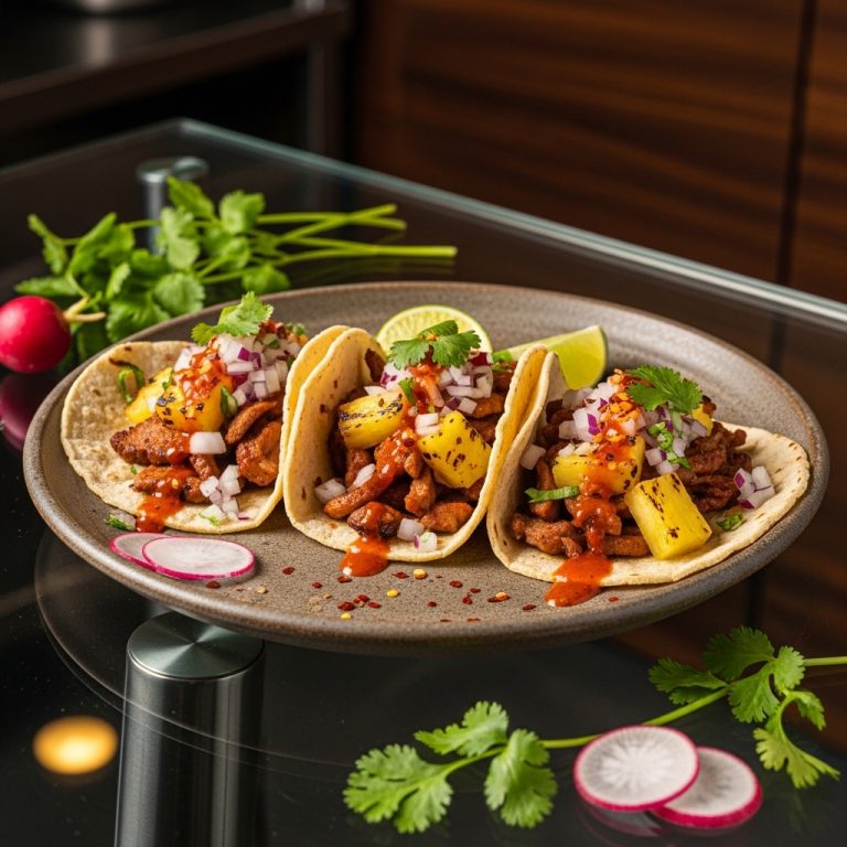 Street Tacos al Pastor – Firecracker Edition