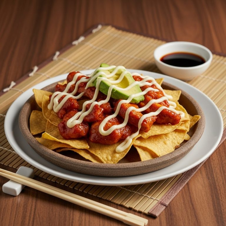 Streetwise BBQ Chicken Nachos with Smoky Avocado Crema