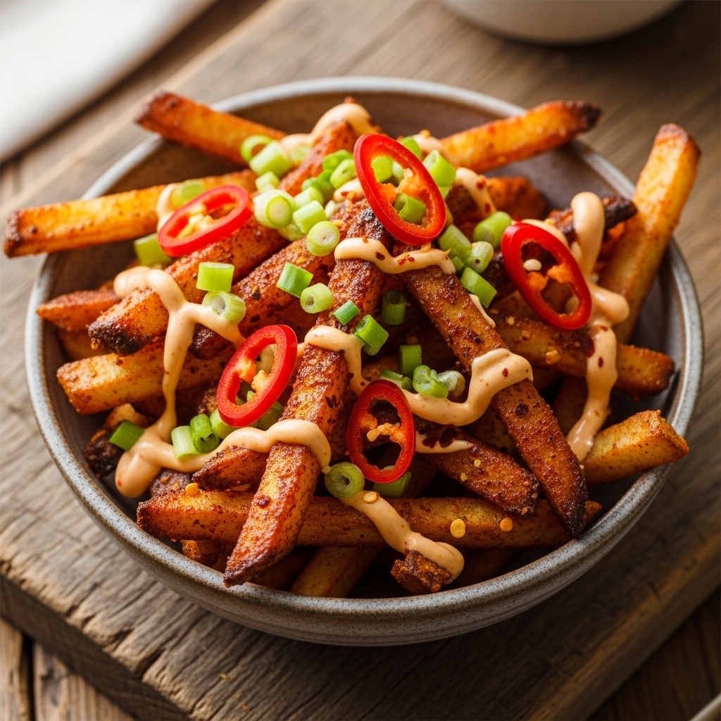 Stunning Spicy BBQ Street Fries