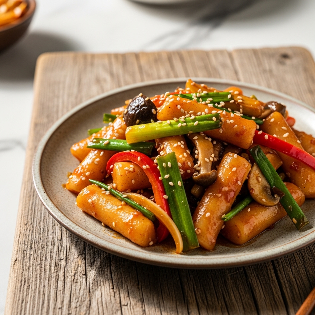 Succulent Korean Vegetarian Rice Cakes (Dangjin Halabogi)