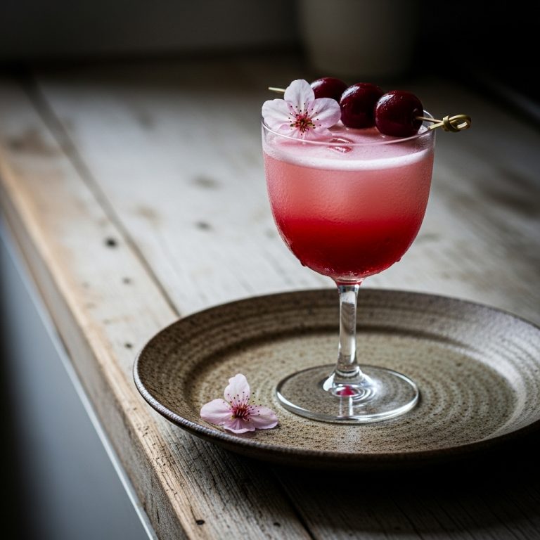 Summer Cherry Blossom Mocktail