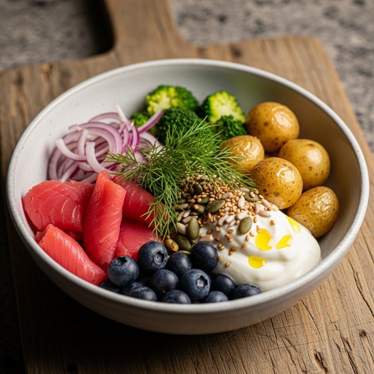 Summertime Nordic Bowl: A Vibrant Vegetarian Delight
