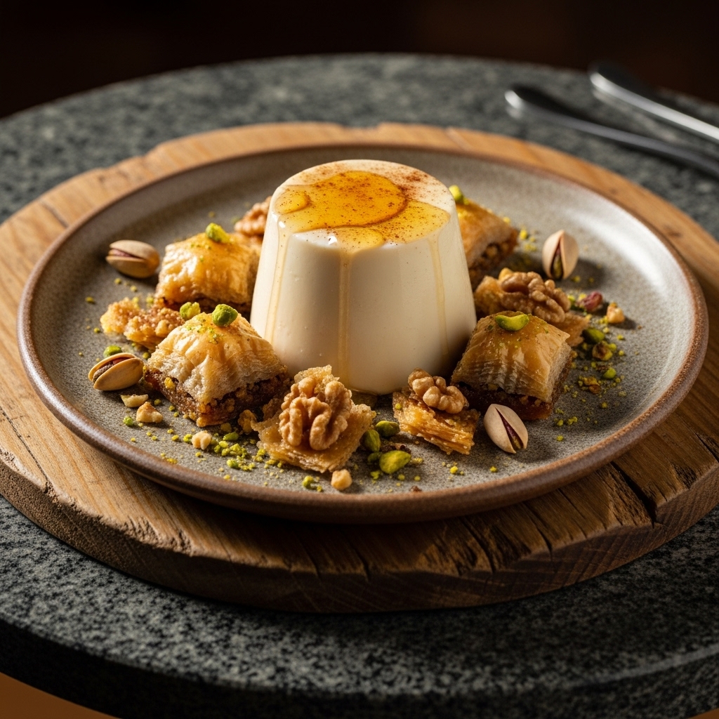 Sumptuous Greek Baklava Panna Cotta – A Vegan Twist on Classic Dessert