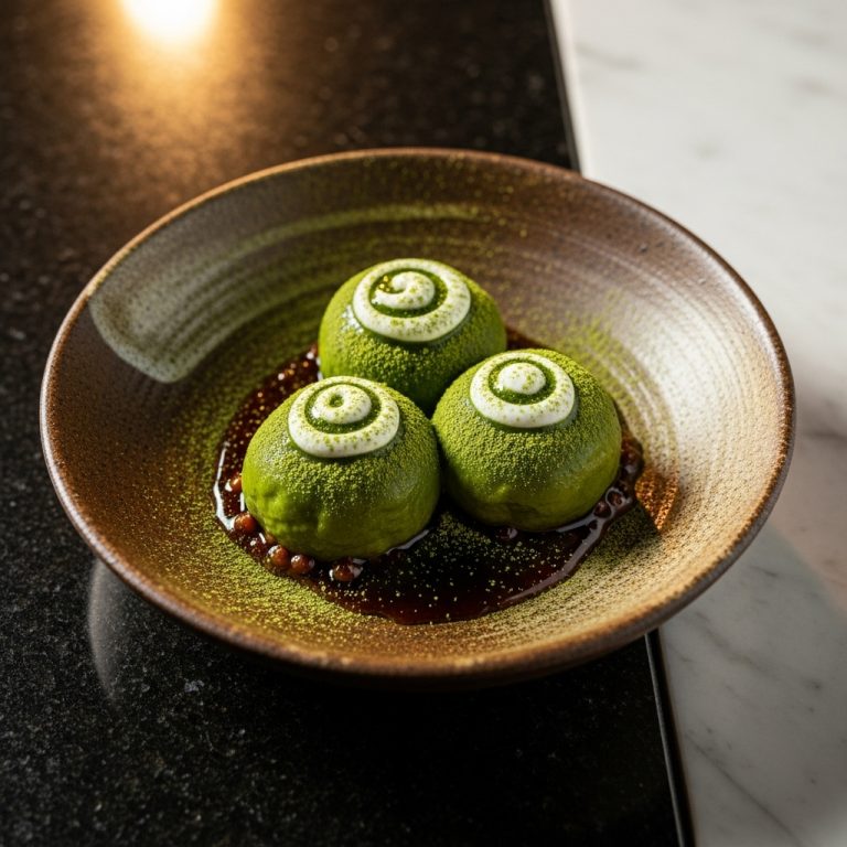Sumptuous Japanese Matcha Mochi Floats