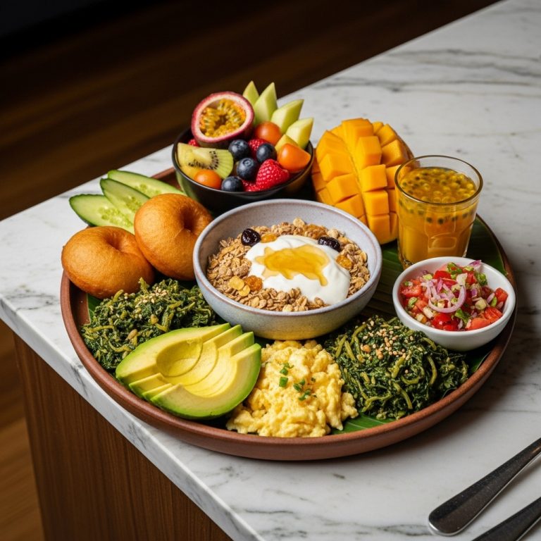 “Sumptuous Kenyan Vegetarian Breakfast Platter – A Scrumptious Start to Your Day”