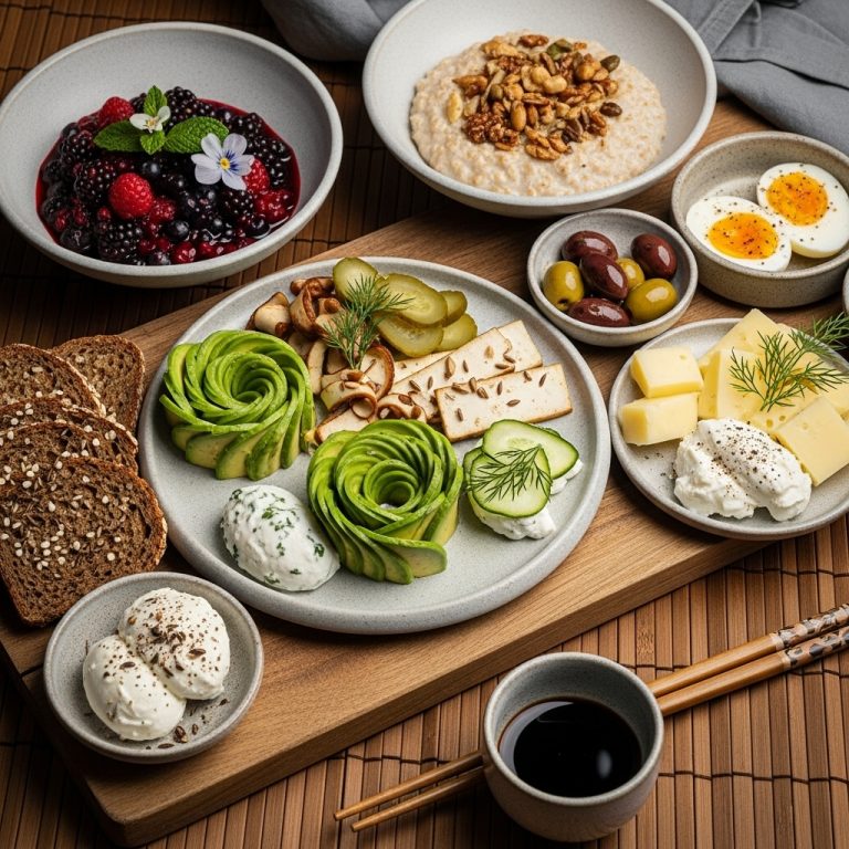 “Sumptuous Nordic Vegetarian Breakfast Feast: A Culinary Journey Through the Seasons”