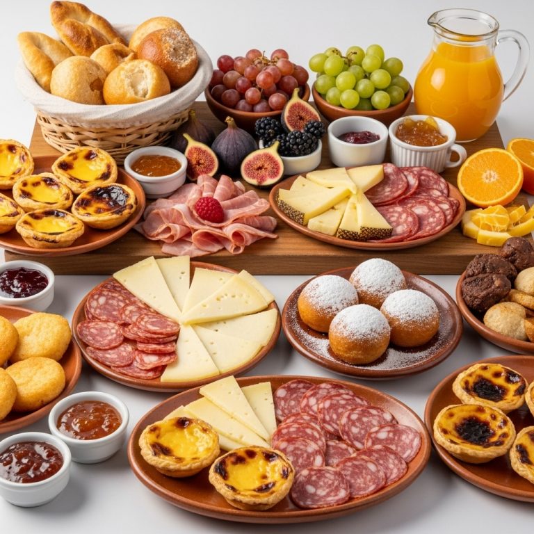“Sumptuous Portuguese Breakfast Feast: A Culinary Symphony of Flavors”