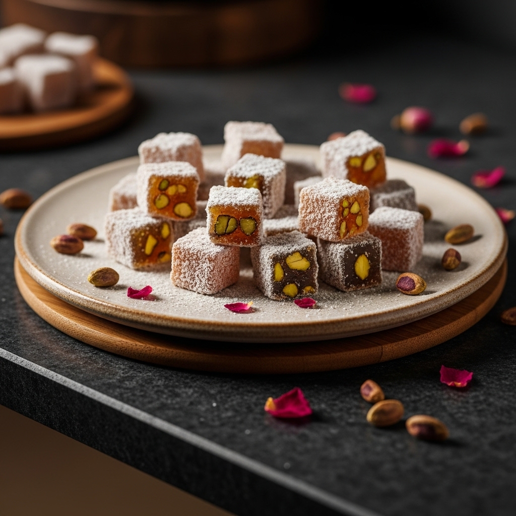 Sumptuous Turkish Delight Bites – A Decadent Mouthfeel Experience