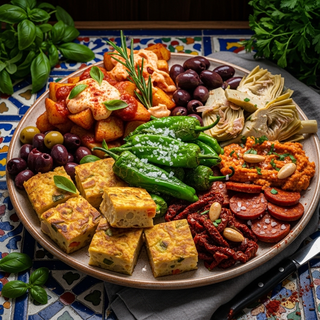 Sumptuous Vegan Spanish Tapas Platter: A Culinary Journey through Spain’s Plant-Based Delights