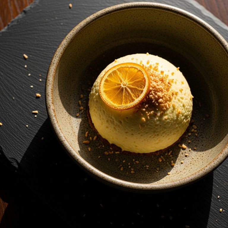 Sunlit Citrus Coconut Mousse