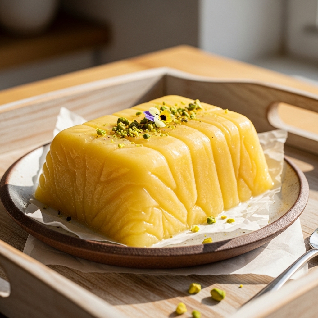 Sunlit Delight: A Gluten-Free Turkish Frozen Treat