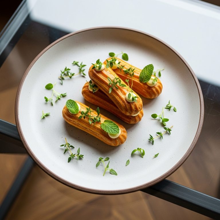 Sunlit Garden Eclairs