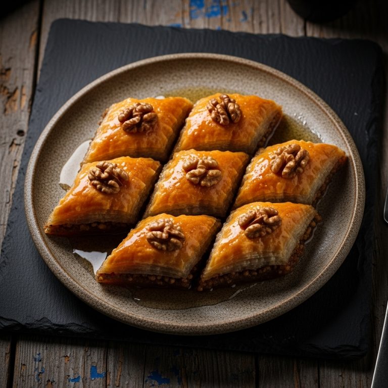 Sunlit Honey-Walnut Baklava