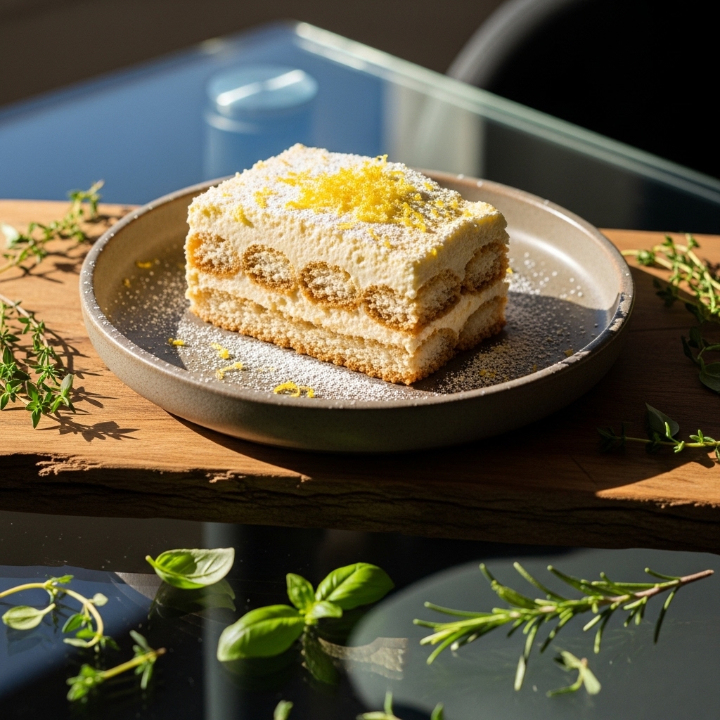 Sunlit Paleo Lemon Tiramisu