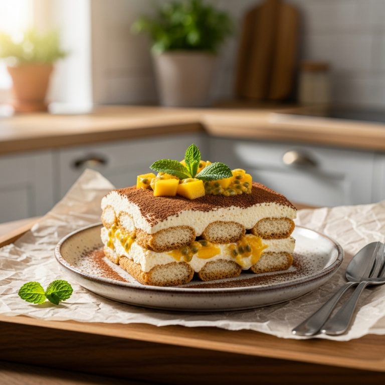 Sunlit Surprise Tropical Tiramisu