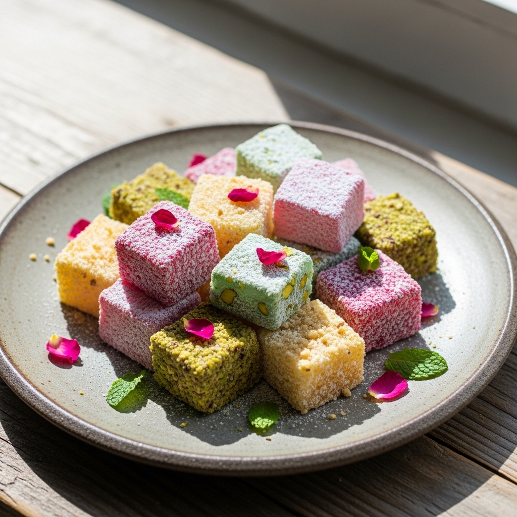 Sunlit Turkish Delights: A Gluten-Free Brunch Dessert