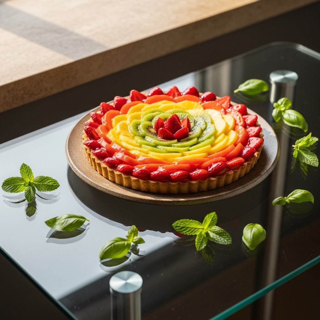 Sunrise Aloha Tropical Fruit Tart