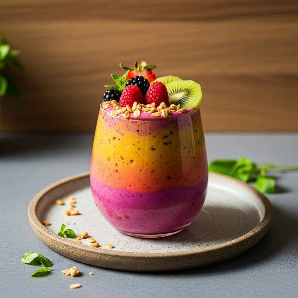 Sunrise Californian Smoothie – A Vibrant Vegetarian Delight