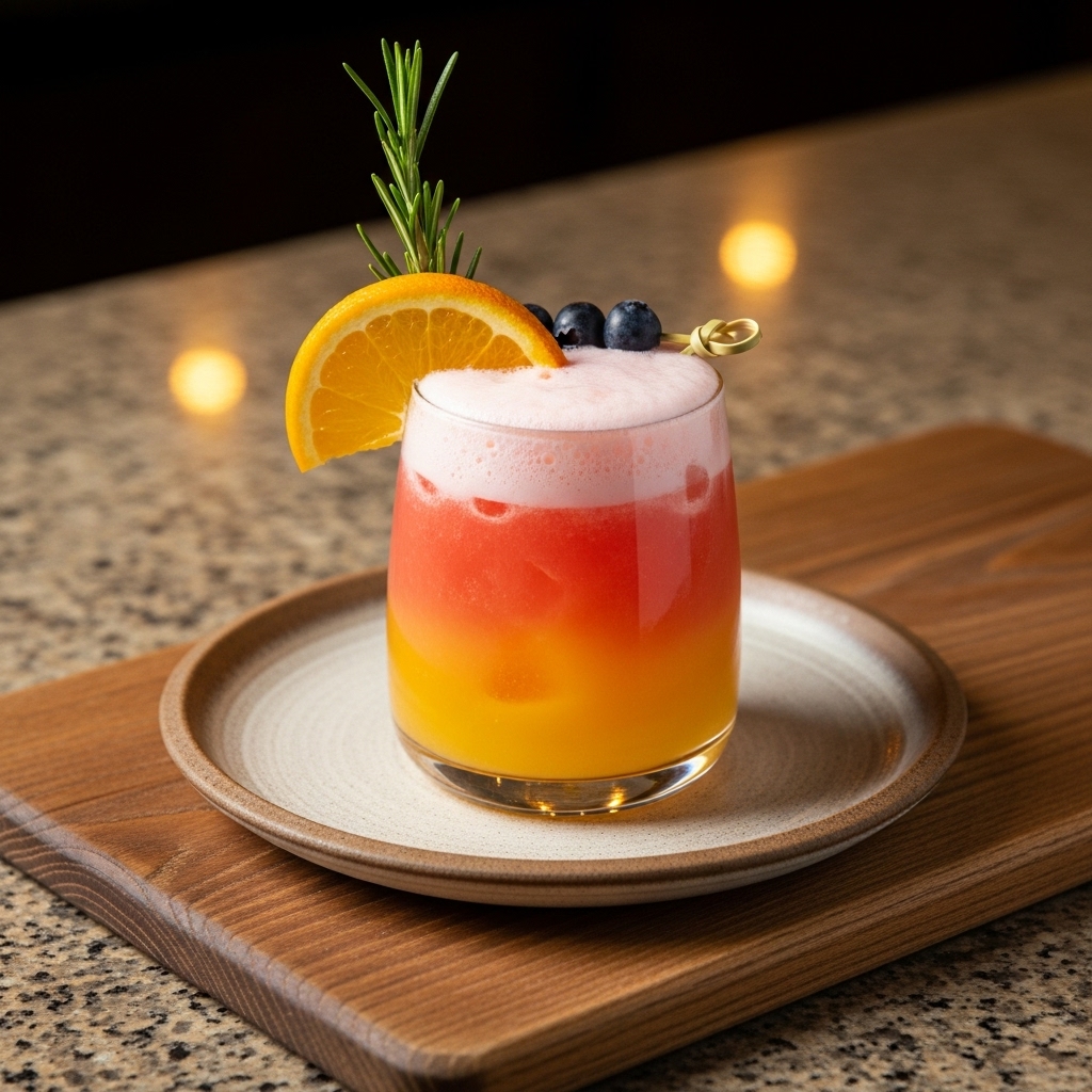 Sunrise Delight: A Vegetarian American Brunch Cocktail