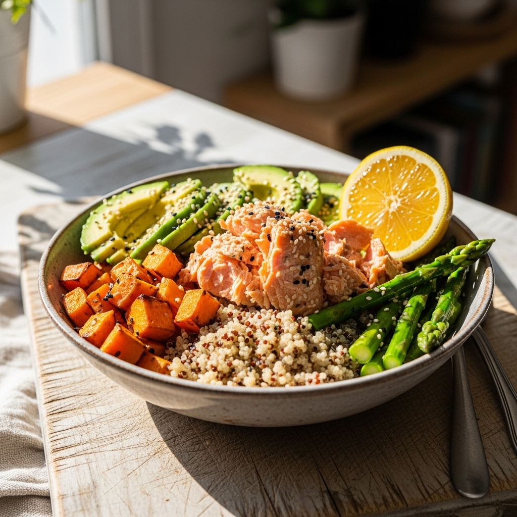 Sunrise Energy Boost Salmon Bowl