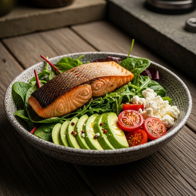 Sunrise Keto Salmon Picnic Bowl