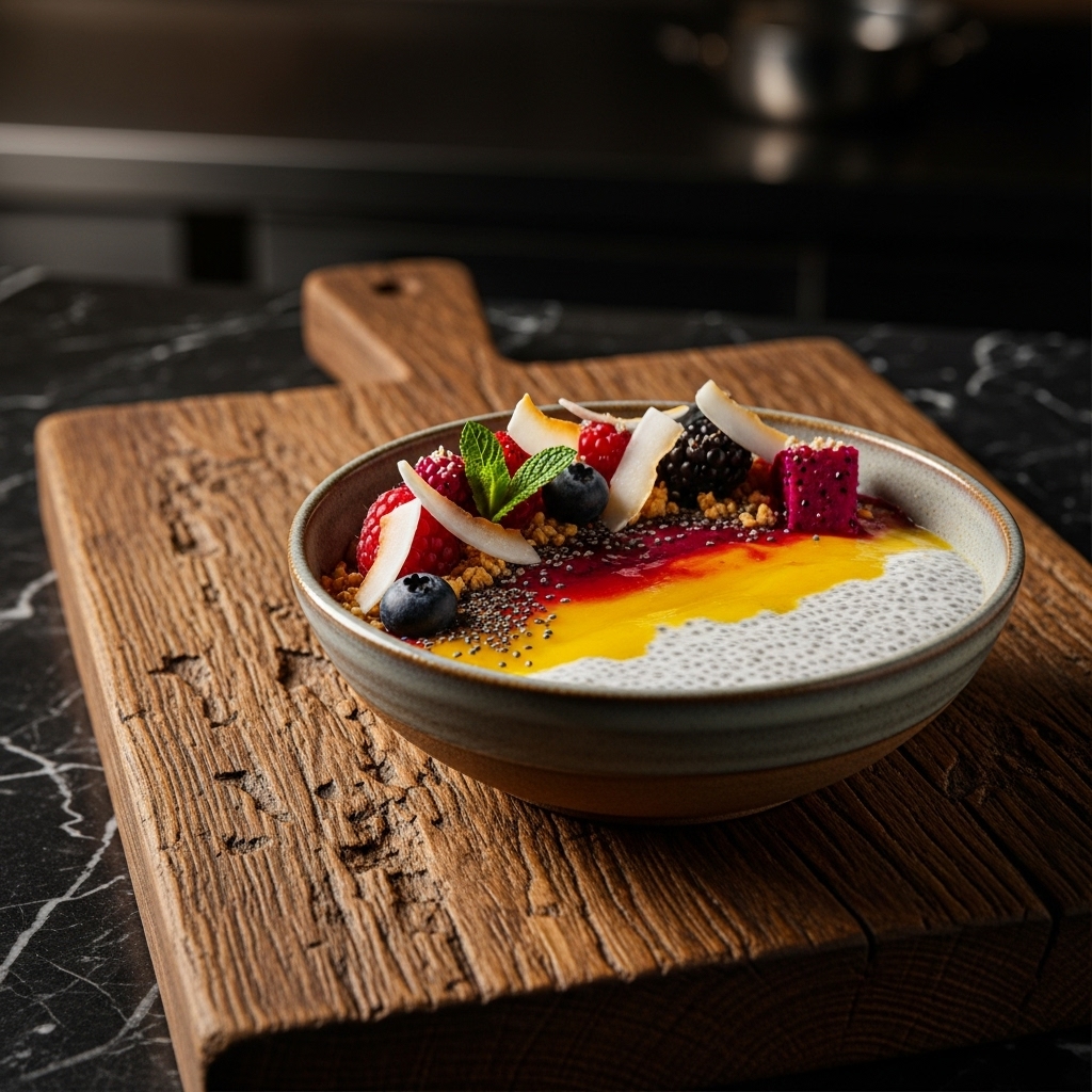 Sunrise Serenade Coconut Chia Pudding