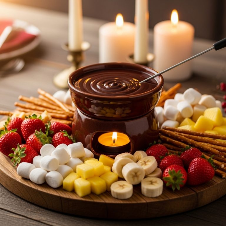 Sunset Chocolate Fondue
