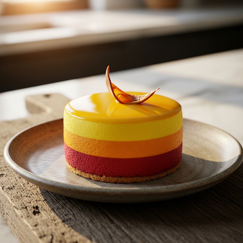 Sunset Samba Mousse Cake