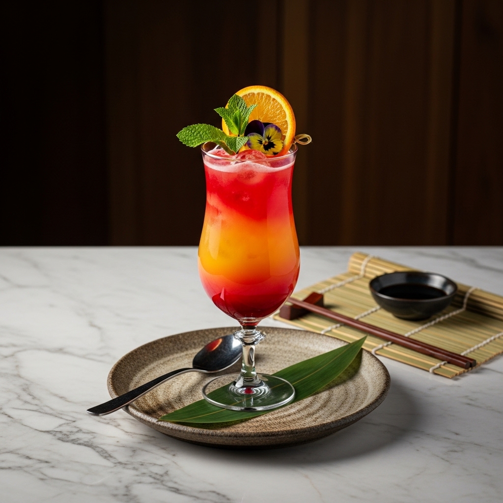 Sunset Symphony Mocktail