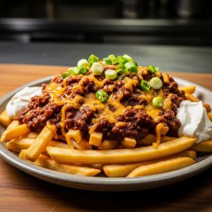 “Tailgate Game Day Chili Cheese Fries”