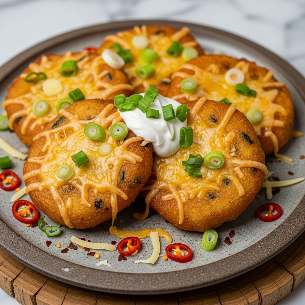 Tailgate Game Day Chili-Cheese Fritters