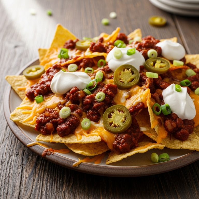 Tailgate Game Day Chili Nachos
