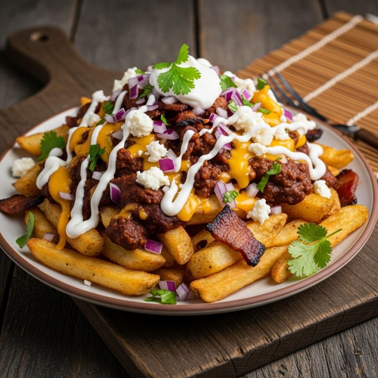 Tailgate Game Day Dinner – Crispy Smoky Street-Style Loaded Fries