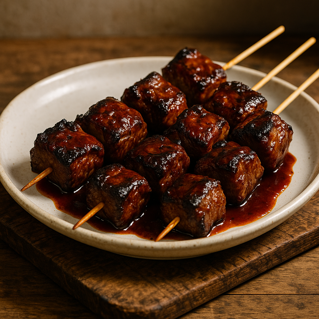 Tailgate Game Day Dinner: Firecracker Smoky BBQ Beef Skewers