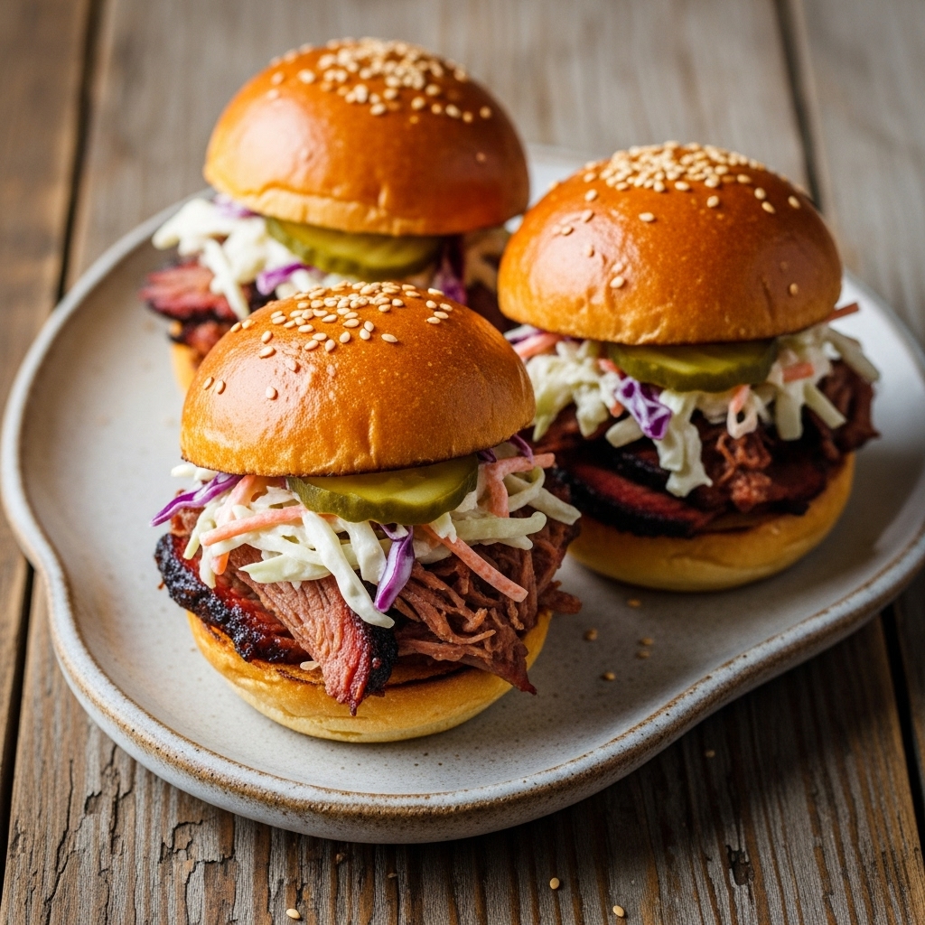 Tailgate Game Day Lunch – Copycat BBQ Brisket Sliders