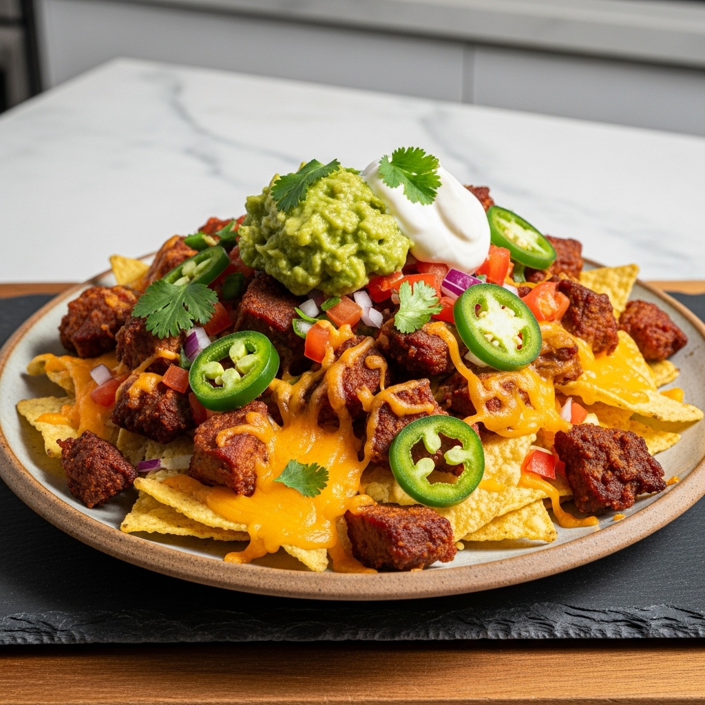 Tailgate Game Day Lunch: Crispy Carnitas Nachos