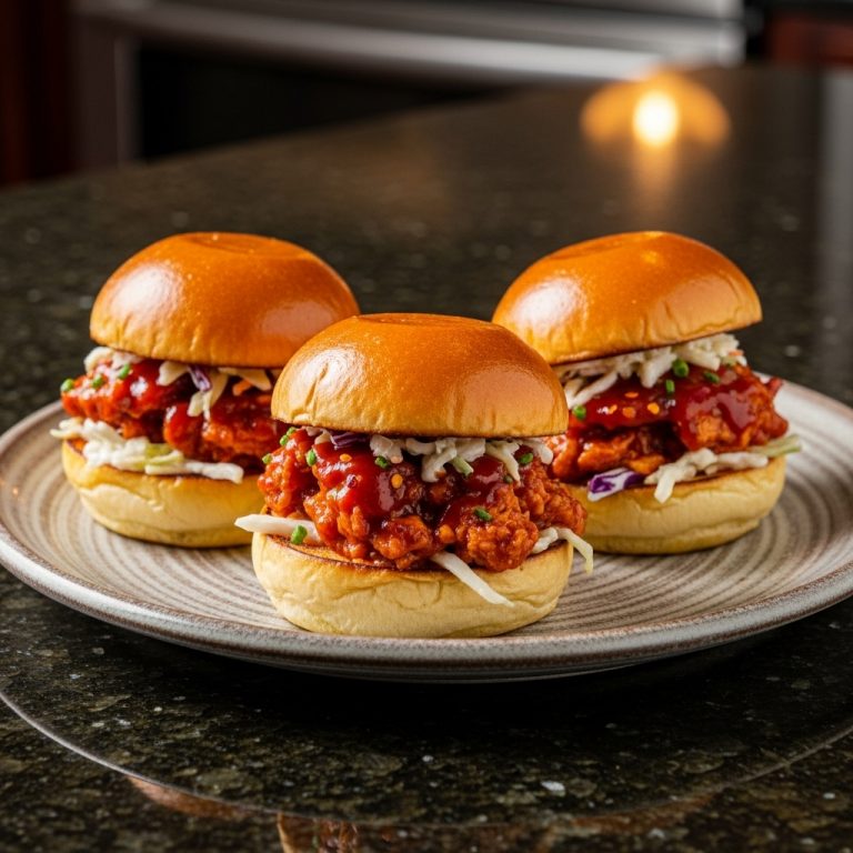 Tailgate Game Day Lunch: Firecracker BBQ Chicken Sliders