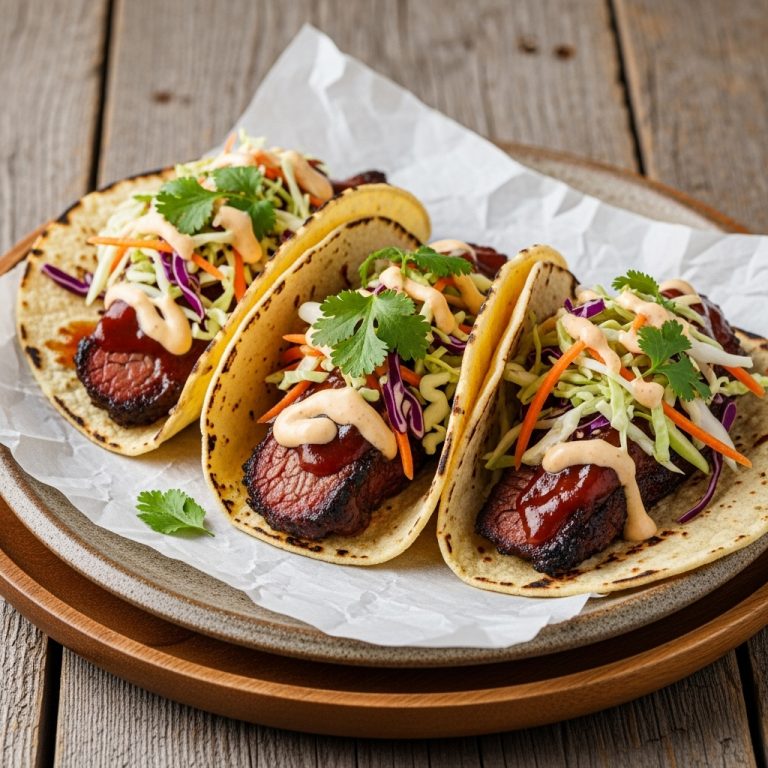 Tennessee Whiskey BBQ Beef Brisket Tacos