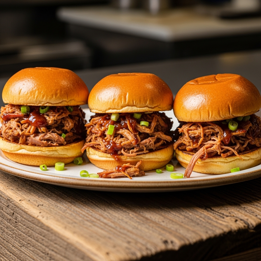 Tennessee Whiskey BBQ Pulled Pork Sliders