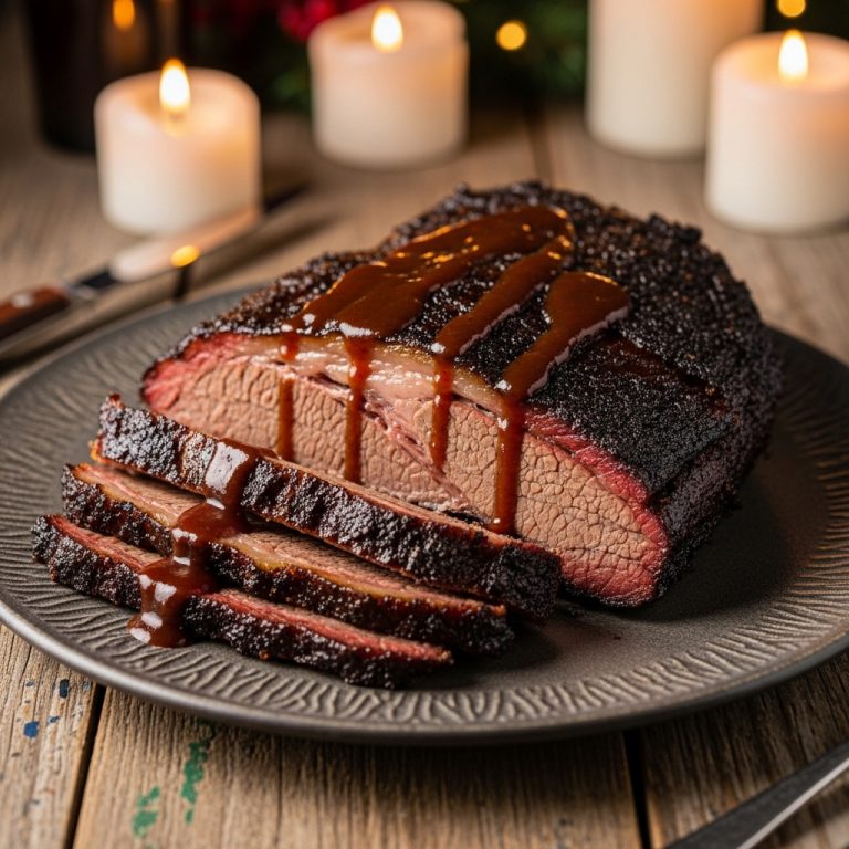 Tennessee Whiskey BBQ Smoked Beef Brisket
