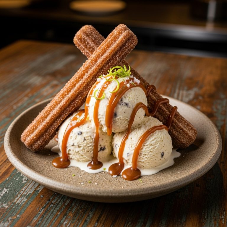Tequila-Infused Churro Sundaes