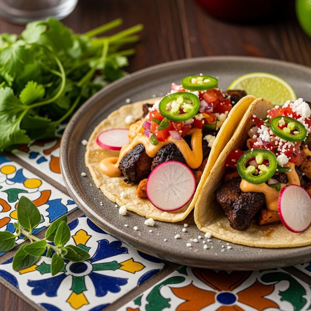 Tex-Mex Cookout Snack: Fiery Street Tacos