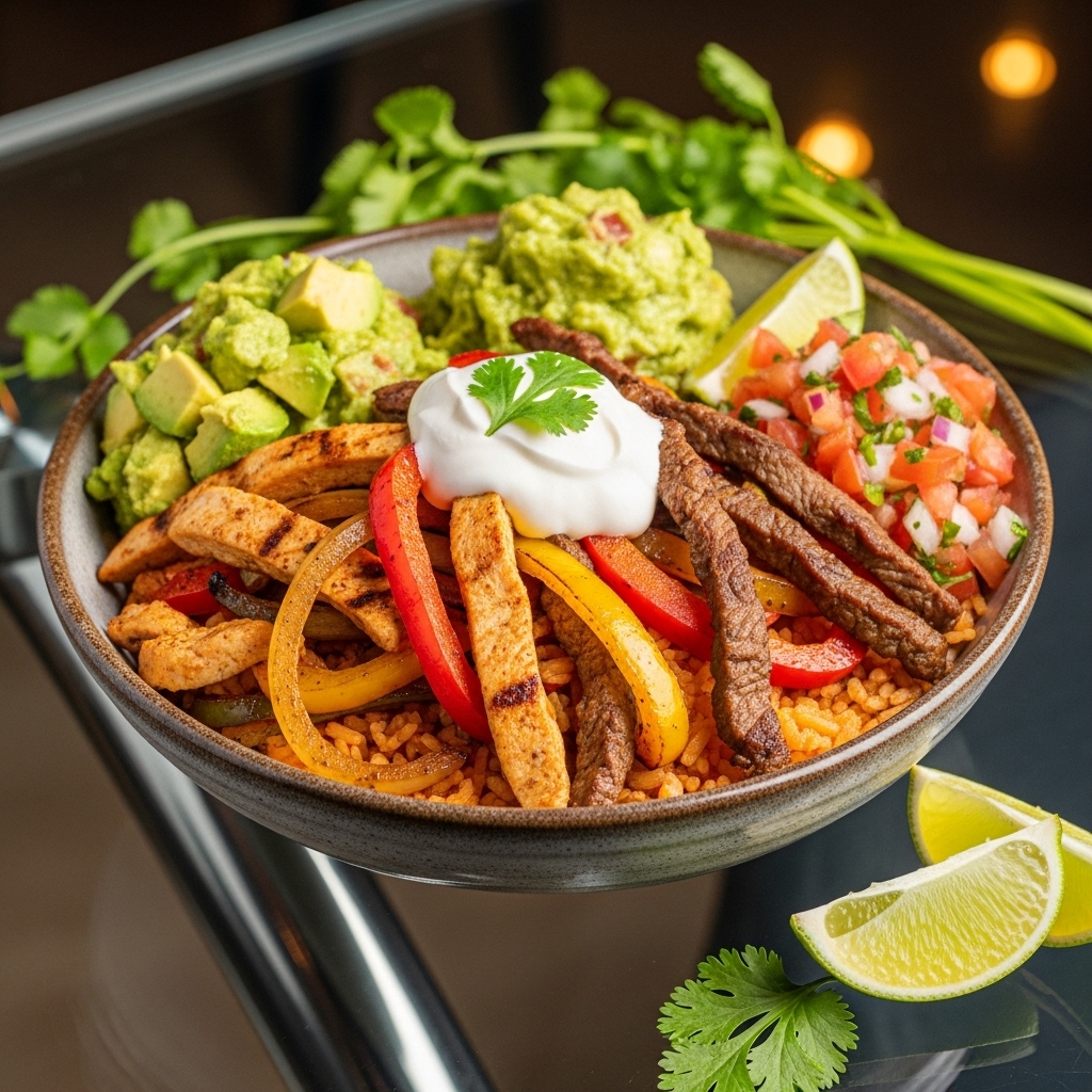 Tex-Mex Fajita Fiesta Bowl