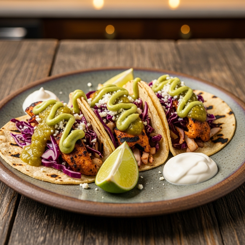 Tex-Mex Fiesta Cookout Dinner: Grilled Street Tacos with Smoky Chipotle Slaw