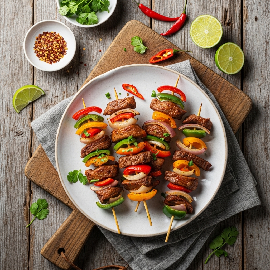 Tex-Mex Fiesta Fajita Skewers