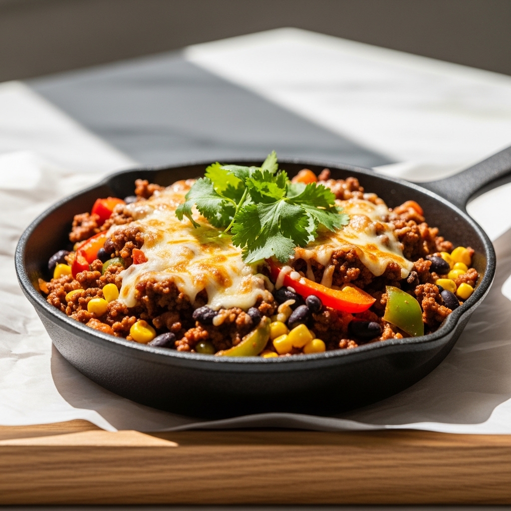 Tex-Mex Fiesta Skillet Lunch