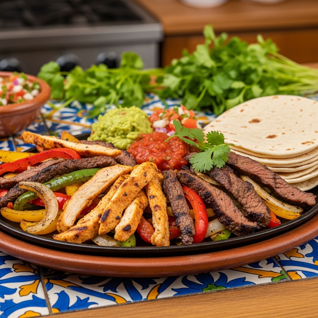 Tex-Mex Grilled Fajita Feast for Two