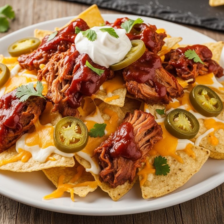 Texas Smokehouse BBQ Pulled Pork Nachos