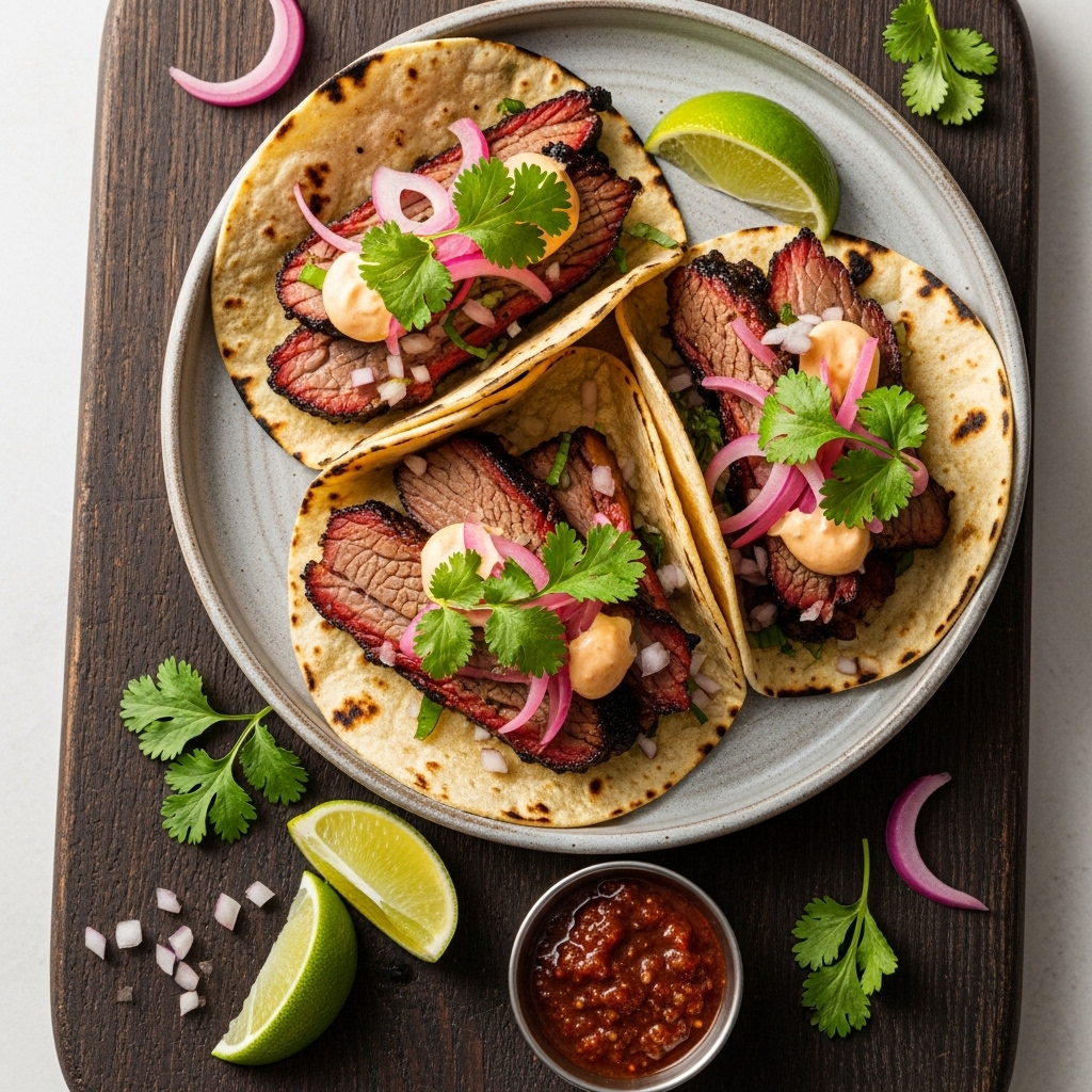 Texas Smokehouse Brisket Tacos