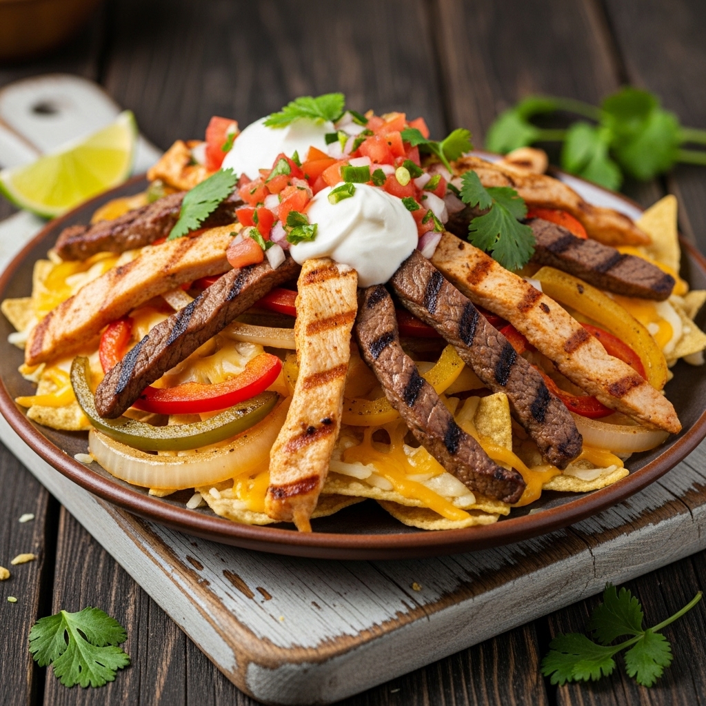 Texas-Style Fajita Nachos